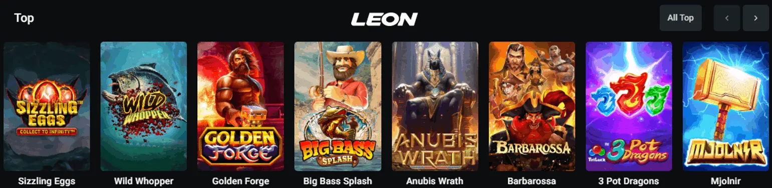 Leon Casino Games